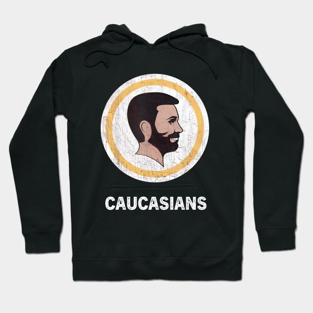 Washington Caucasians Redskins Hoodie by YASSIN DESIGNER